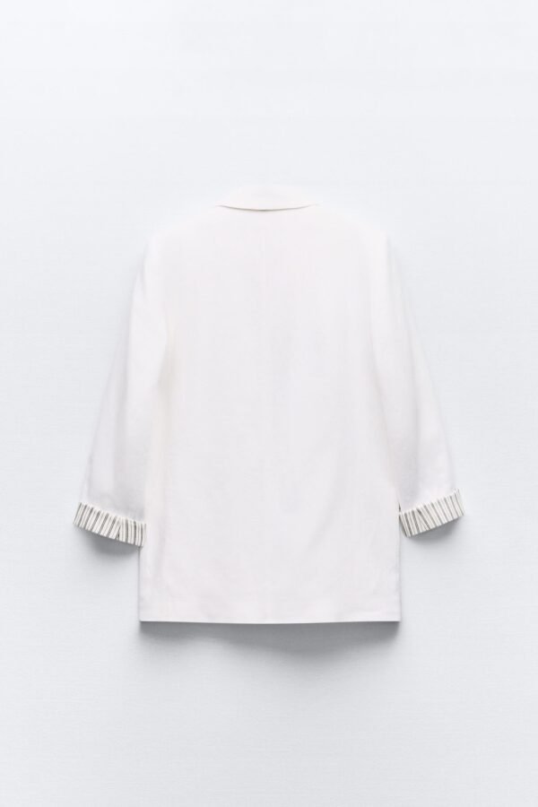 Blazer Blanc Élégant – Sophistication – Image 3