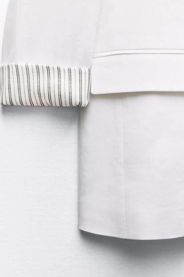 Blazer Blanc Élégant – Sophistication – Image 4