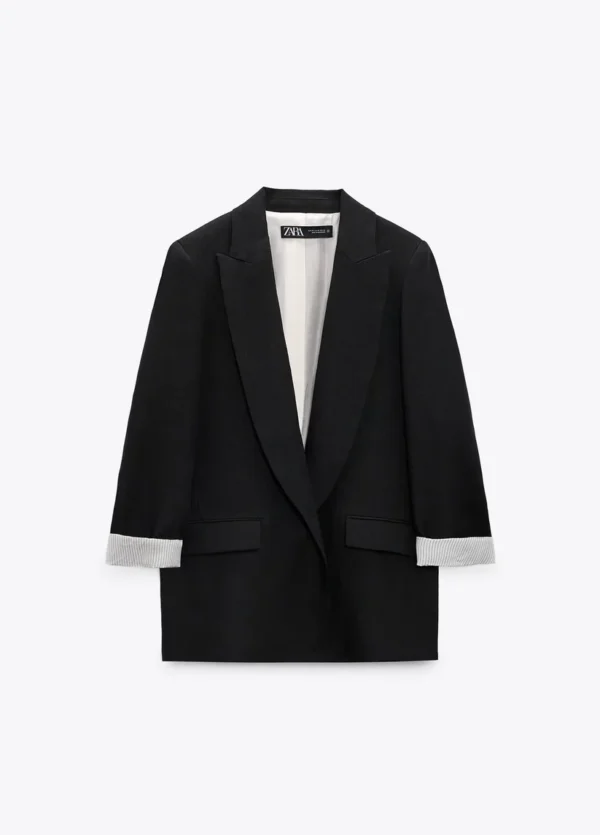 Blazer Noir Classique – Élégance Intemporelle – Image 2