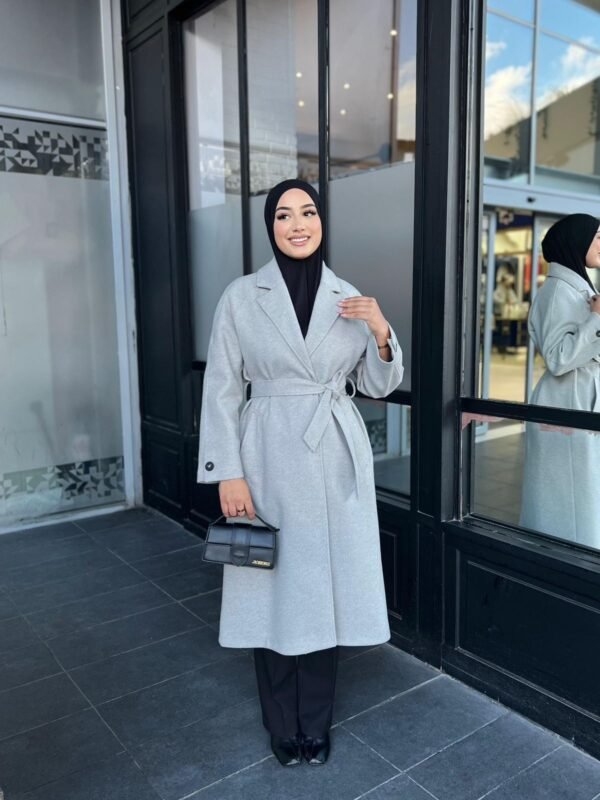 Manteau Long gris 2