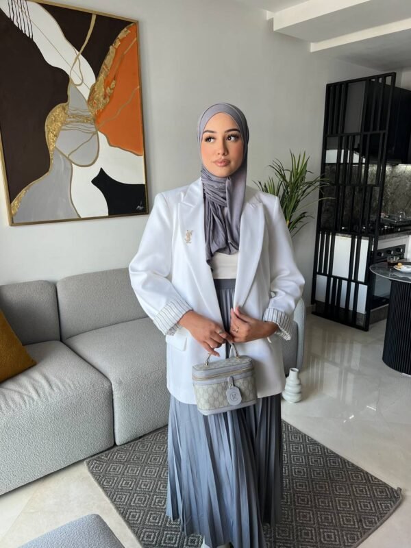 Blazer Blanc Élégant – Sophistication